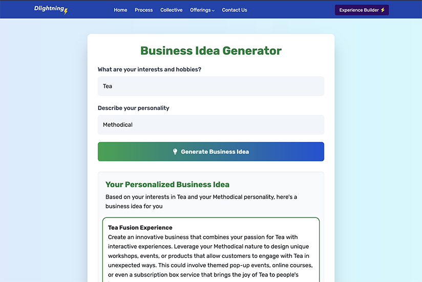 Business Idea Generator