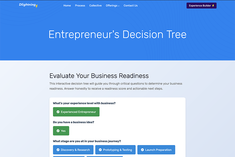 Entrepreneur's Decision Tree